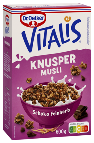 Dr.Oetker Vitalis Knusper Müsli Schoko feinherb 600g